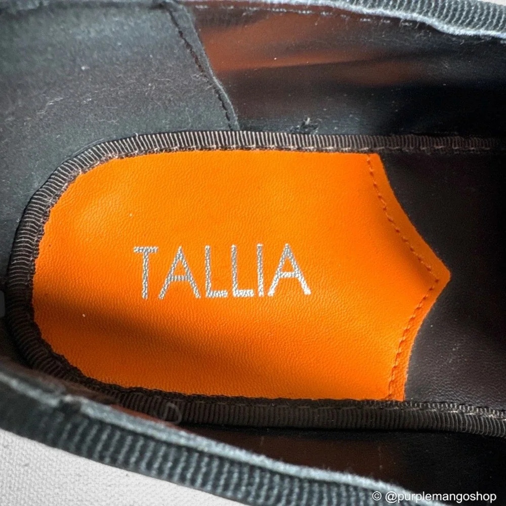 NEW‎ Tallia Raffaele Velvet Studded Smoking Slipper Loafers | Black | Men's 8